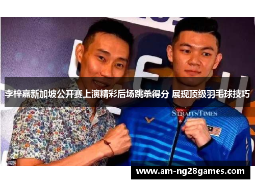 李梓嘉新加坡公开赛上演精彩后场跳杀得分 展现顶级羽毛球技巧